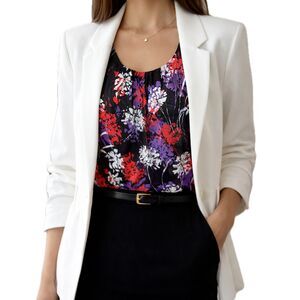 Floral Print Sleeveless Blouse